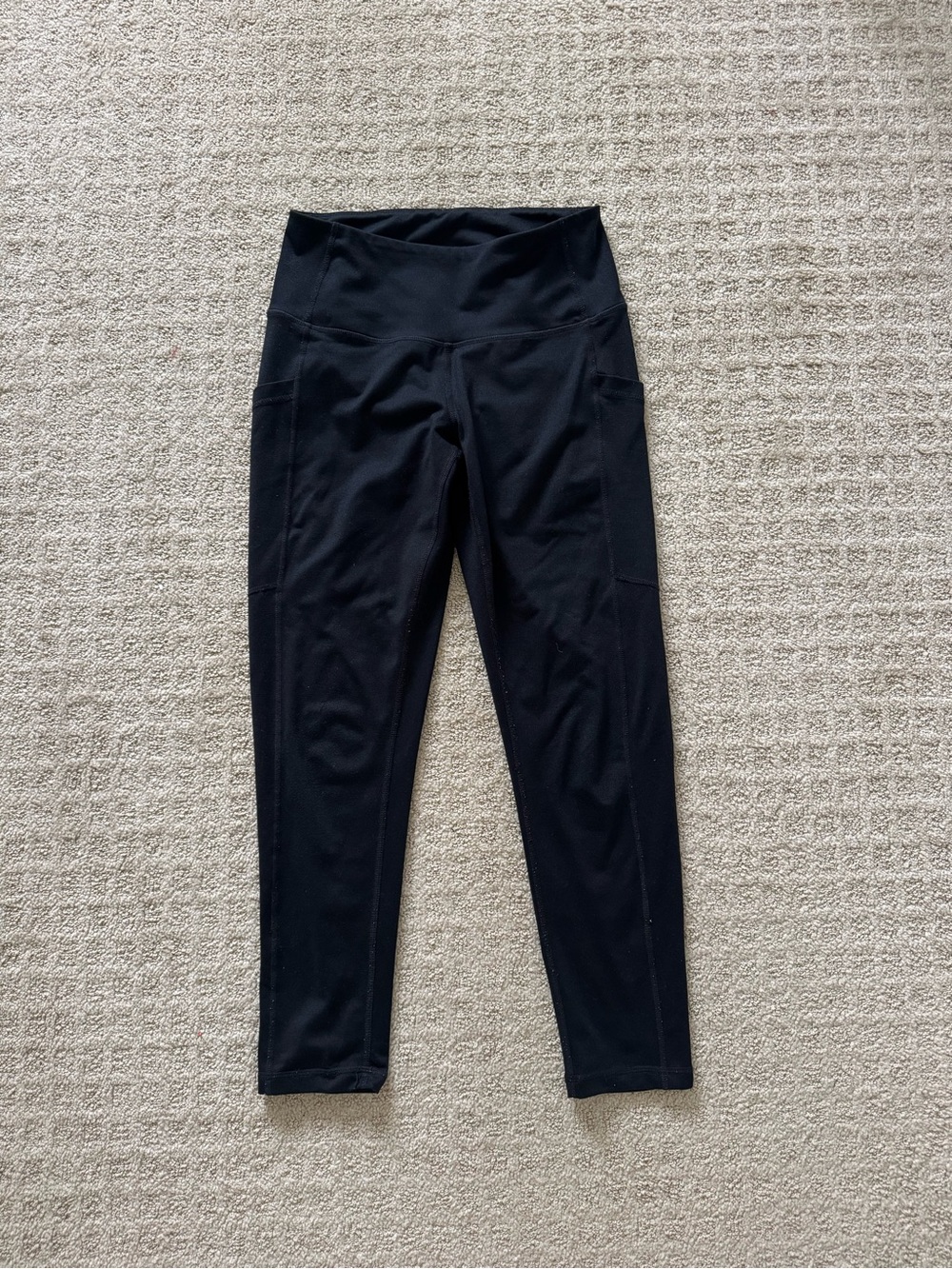Z By Zella women’s black ankle high waisted athletic legging pants size SMALL
